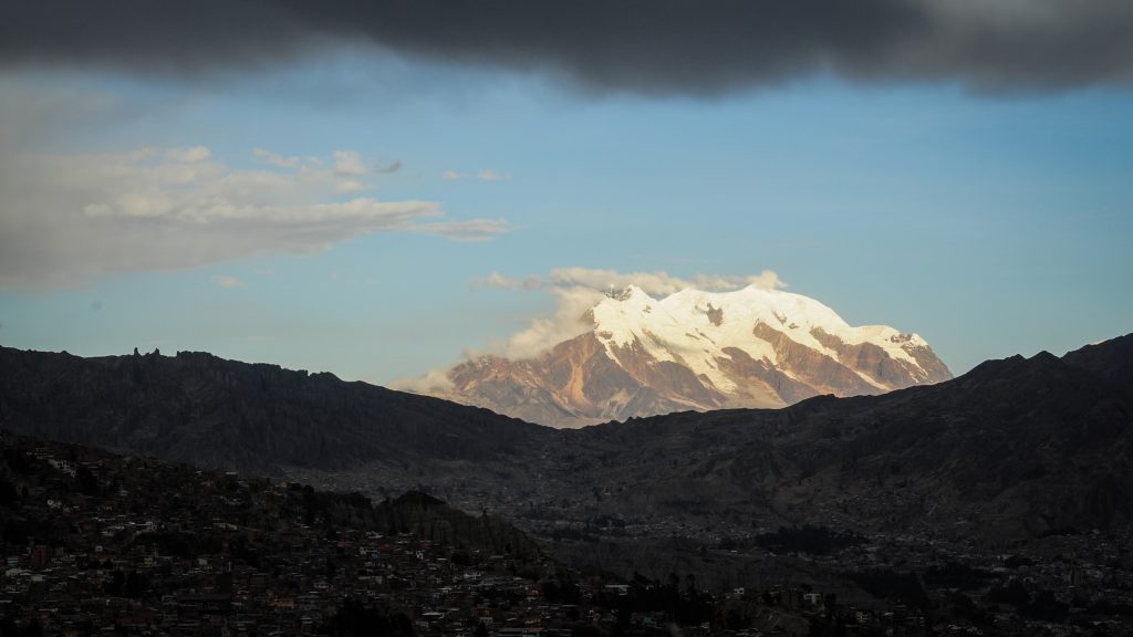 mochila - la paz - illimani