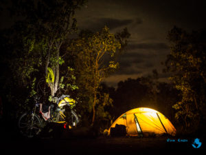 Bikepacking na cachoeira do soninho no Jalapão