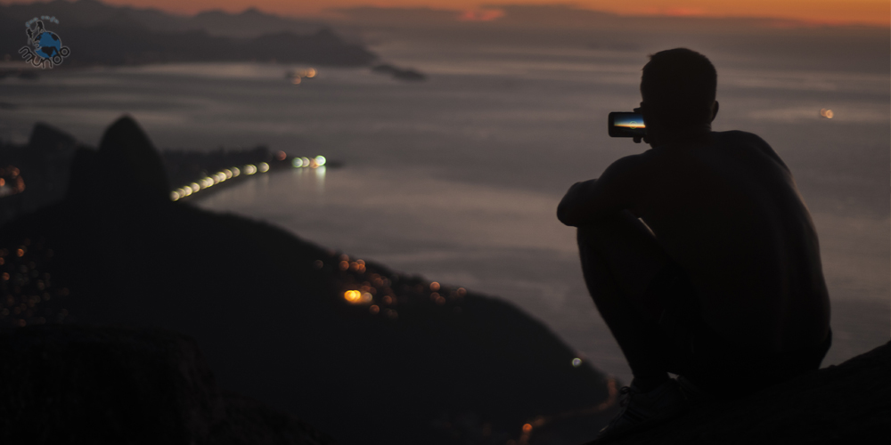 Clicando na Pedra da Gávea